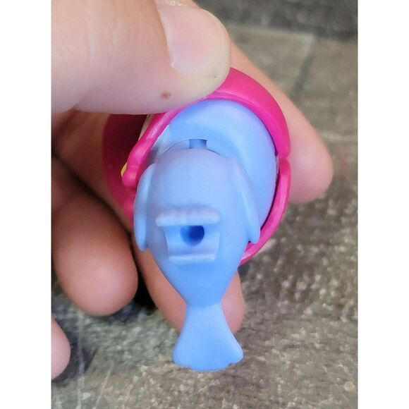 Purple owl bird helmet delivery pigeon toy figure animal - Picture 5 of 5